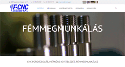 Desktop Screenshot of cnckanizsa.hu